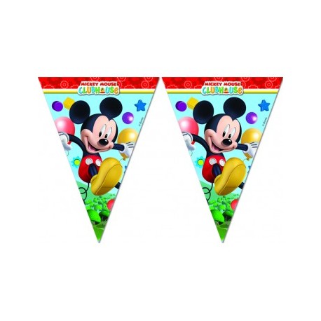 9 DRAPEAUX TRIANGLES BANNER MICKEY 81515